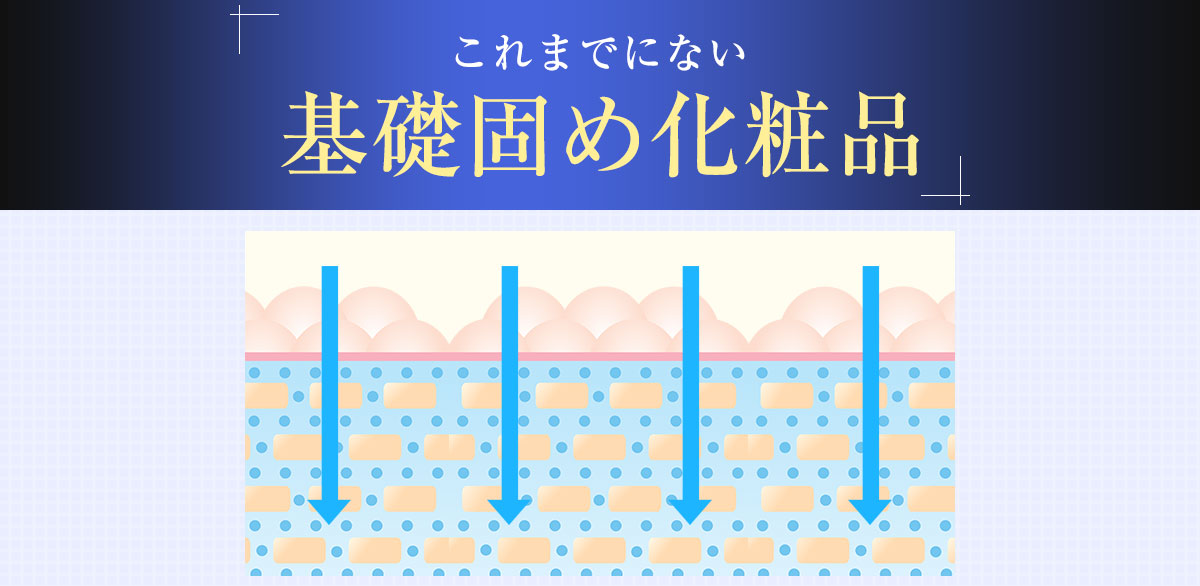 これまでにない基礎固め商品